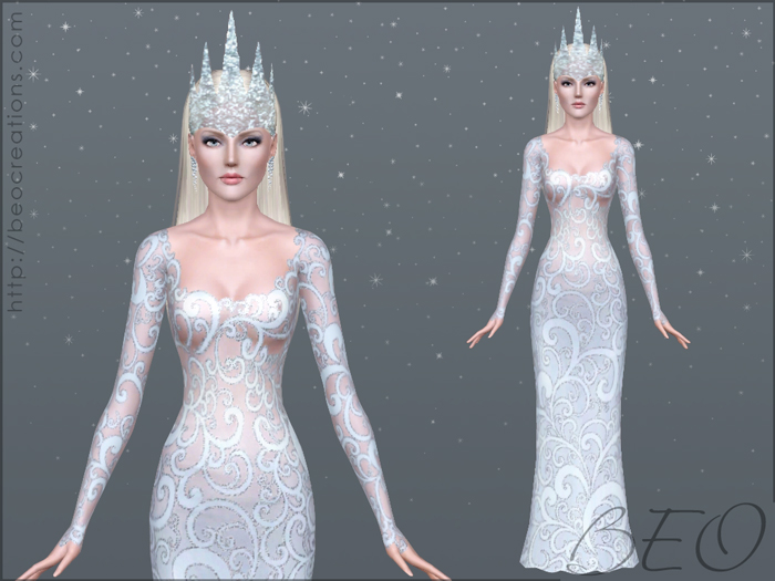 Snow queen for Sims 3 by BEO (4)